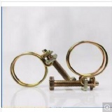 Wire Formed Spring Pipe Clamps Double Wire Hose