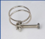 Double Wire Superior fashion single ring stainless steel hose clamp